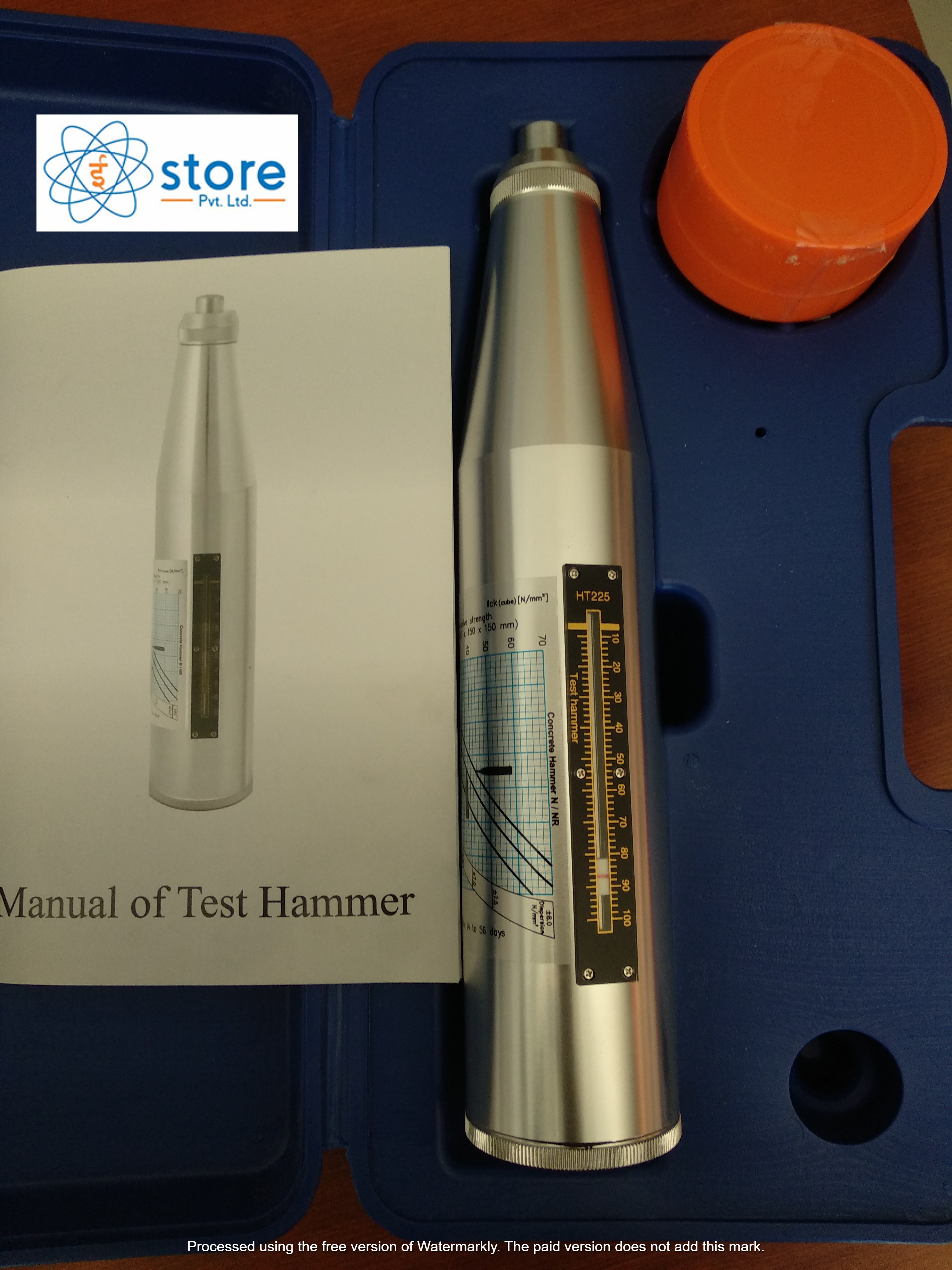 Solid Analog Concrete Test Hammer HT225